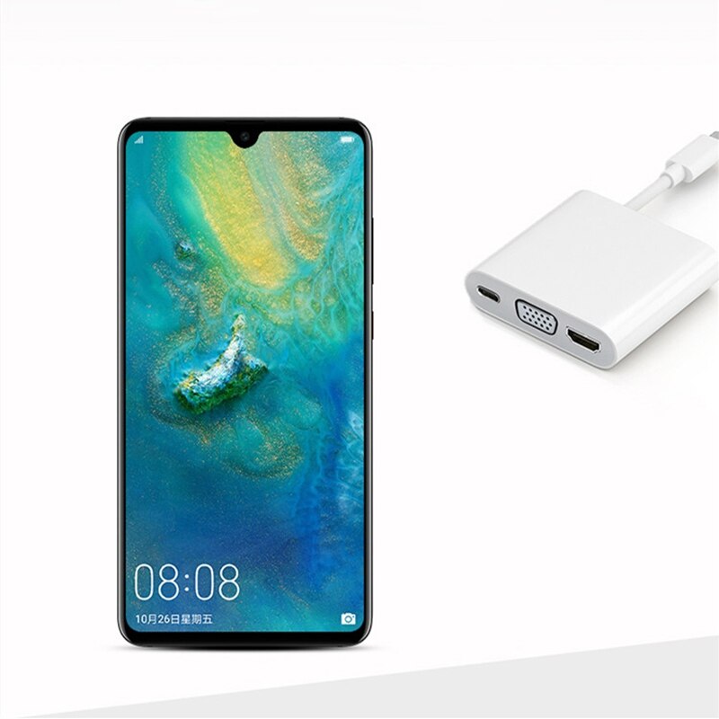 Station d'accueil d'origine Huawei MateDock 2 appliquer à Mate20 Pro X MateBook D X ProE câble de transfert de convertisseur de données pour ordinateur portable type-c