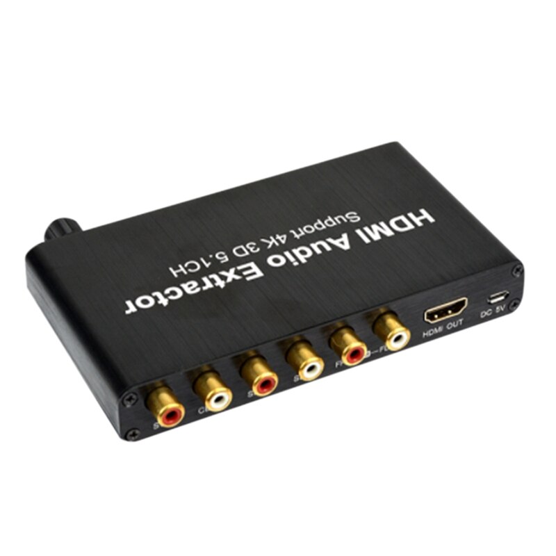 HDMI-Compatible Audio Decoder 4K HDMI 5.1 Digital Audio Decoder Splitter Converter US Plug: Default Title