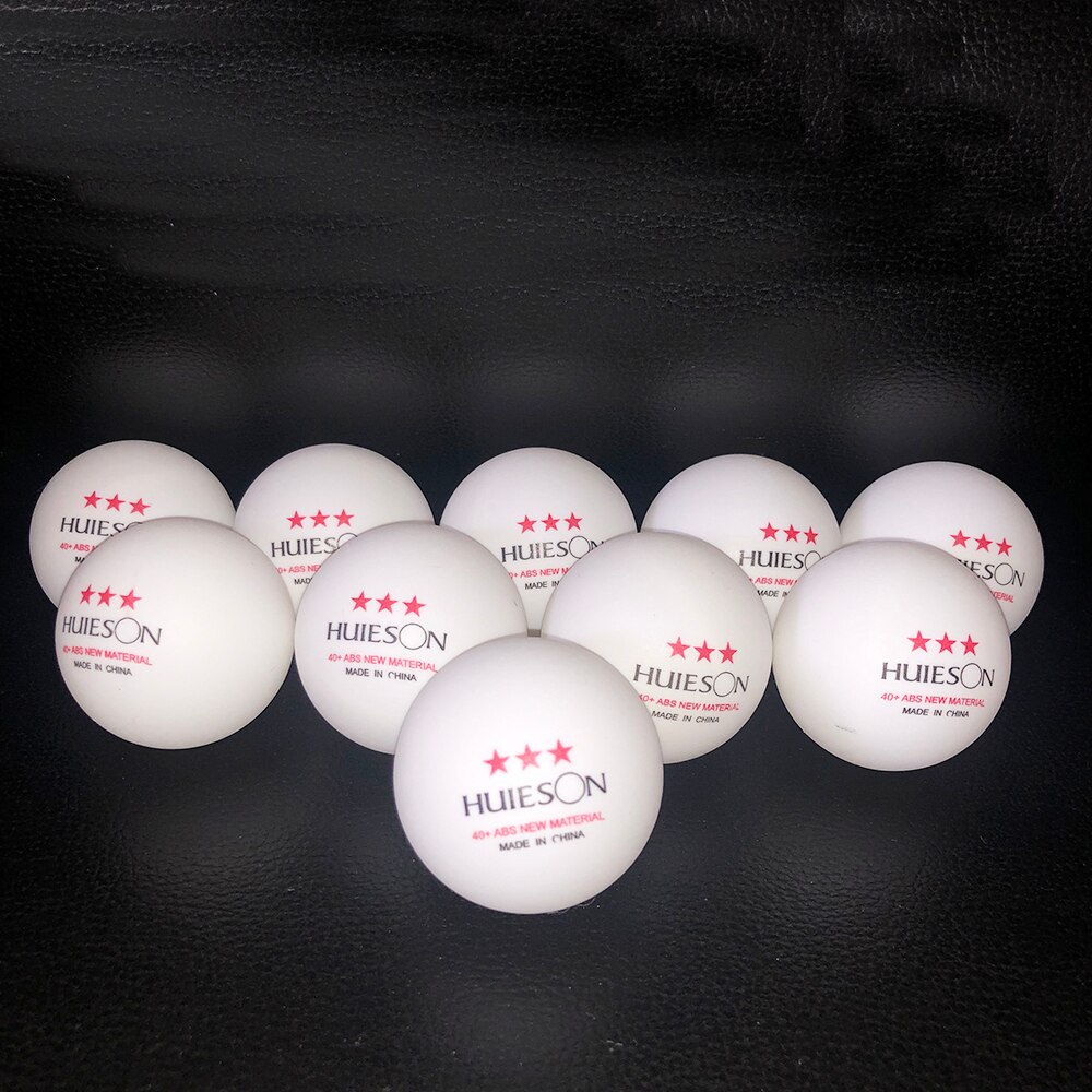 10pcs/pack 3-Star 40mm 2.8g ABS Table Tennis Ping pong Ball White Orange Amateur Advanced Training Competition Ball