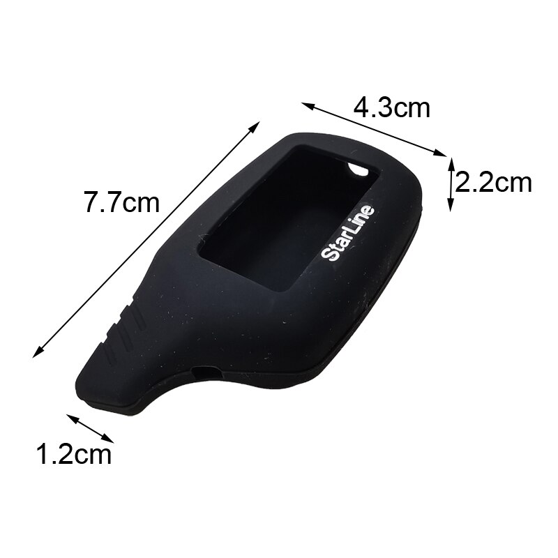 4 Pcs Russian Key Silicone B9 B6 LCD Body Cover Case 2 Way Car Alarm For Starline B9 B91 B6 B61 A91 A61 V7 Remote Key Chain