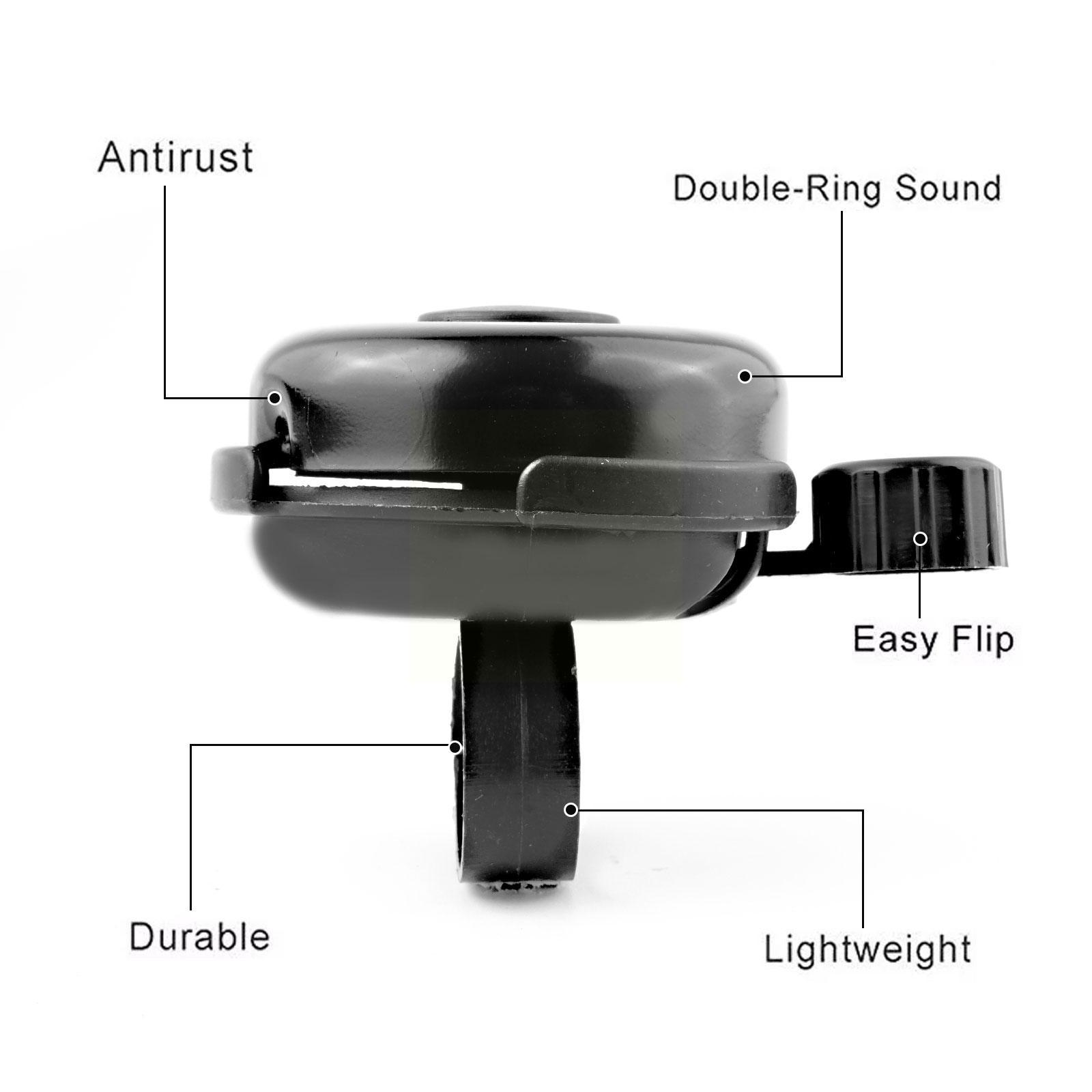 Timbre de aluminio para bicicleta de montaña y carretera, alarma de sonido para manillar de Ciclismo de seguridad, llamada para bicicleta, accesorios para bicicleta T7X8