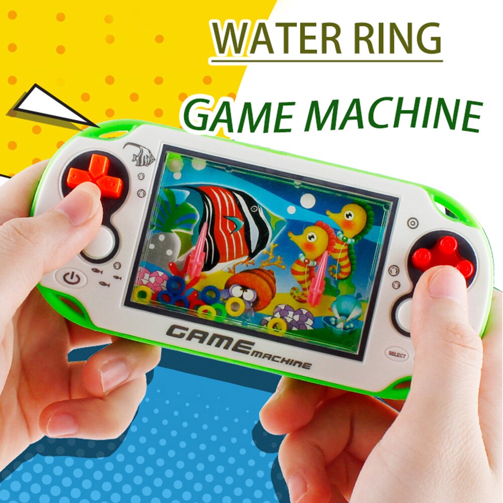 Jeu d'eau pour enfants, Machine à lancer d'anneau d'eau, Mini jouet portable pour enfants, éducation classique, capacité de réflexion intellectuel