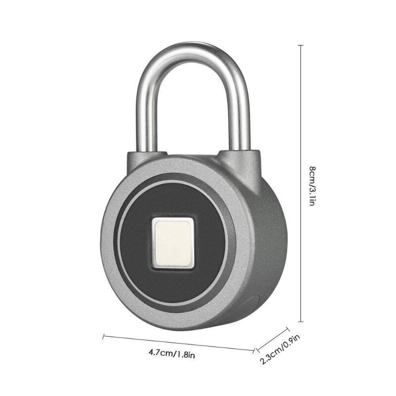 Älylukko kaukosäädin riippulukko lucchetto cerradura älykäs bluetooth-sovellus sormenjälki avaa avaimeton lukko candado
