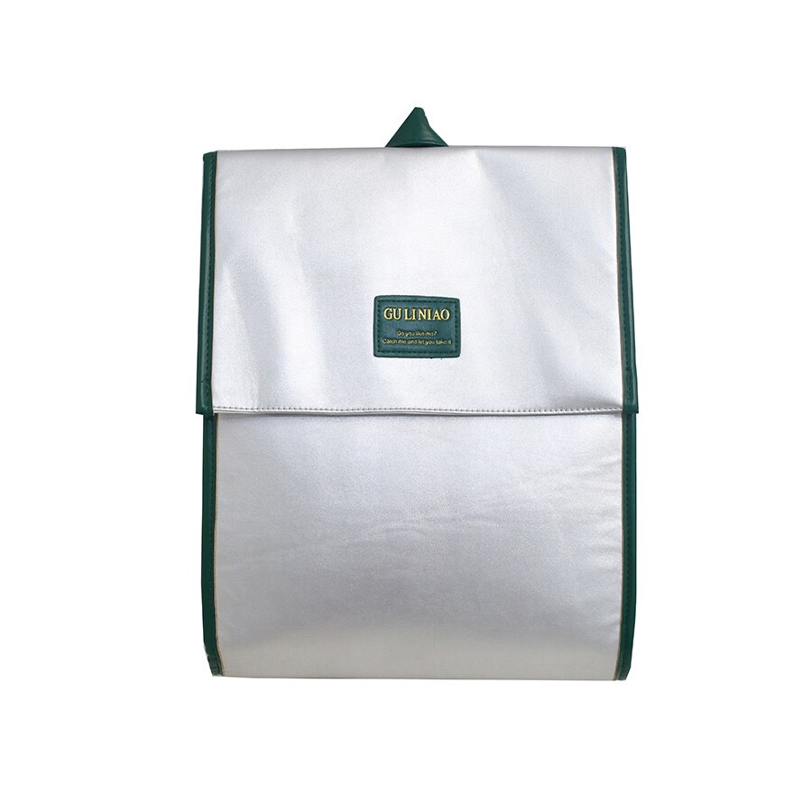 Koreaanse Stijl Rugzak Pu Leer Tiener Meisje Schooltas Mode Grote Capaciteit Boek Tas Laptop Rugzak Mochila Feminina: Silver