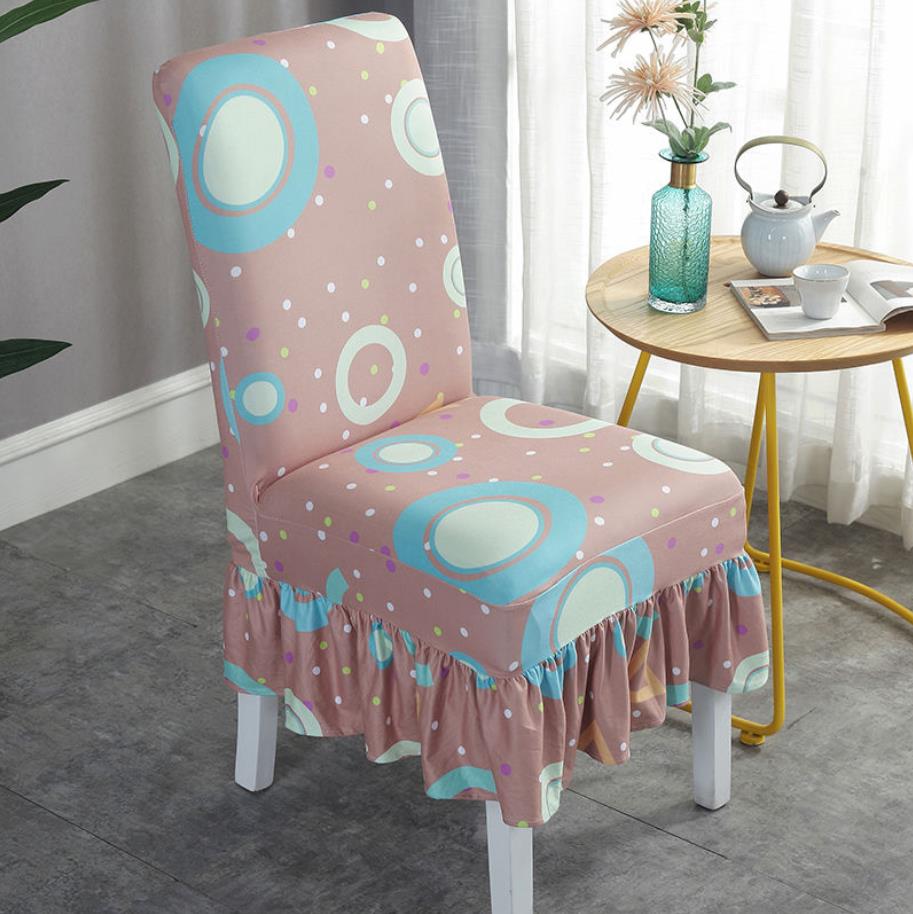 Stoelhoes hoes universele rugleuning hoes eettafel stoel stofhoes thuis eetkamerstoel kussen doek kunstwerk hoes  e11291: 18