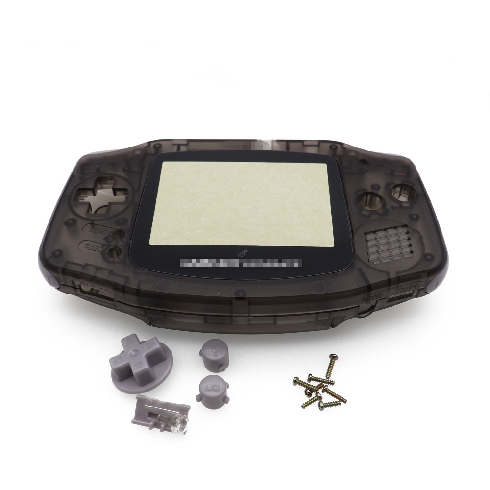 TingDong Gehäuse Shell Fall Abdeckung + Bildschirm Objektiv Protector + Stick Label für Gameboy Advance GBA Konsole