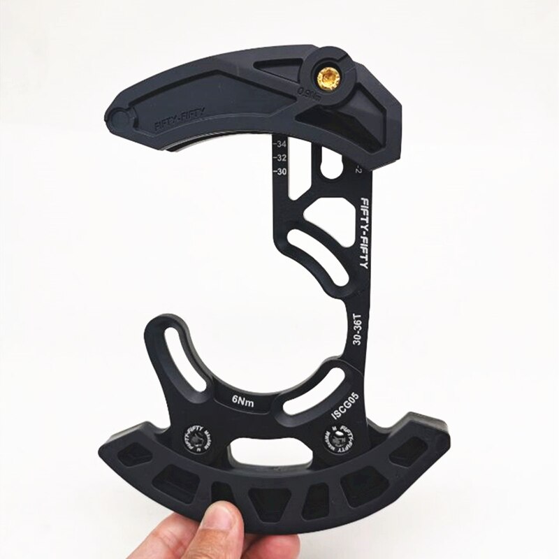 FIFTY-FIFTY DH Racing 1X Series Guía de cadena de bicicleta MTB Cadena de guía de bicicleta ISCG05 Anillo de cadena 28-34T/30-36T/32-36T/32-38T