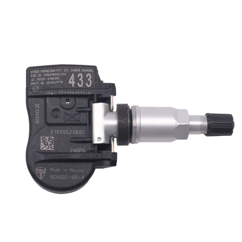 Til  -2023 tesla model  x 43hz tpms sensor dæk lufttryk sensor 1034602-00- c
