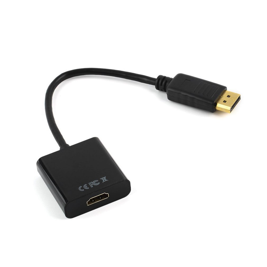 Displayport dp til hdmi-kompatibel adapter dp displayport hann til hdmi-kompatibel hunn konverteradapterkabel for bærbar pc