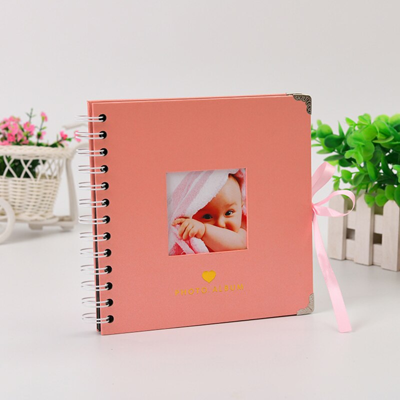 Diy baby scrapbooking blank fotograf album 20 sider mamma håndlagde fotoalbum minnesmerke jubileumsrekord: 6