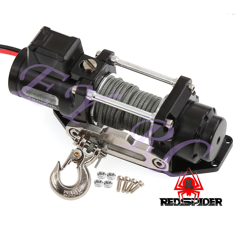 EY RC1/10 RC Crawler Metal Winch for Heavy Duty Electric Winch with Remote | Waterproof Upgraded Parts