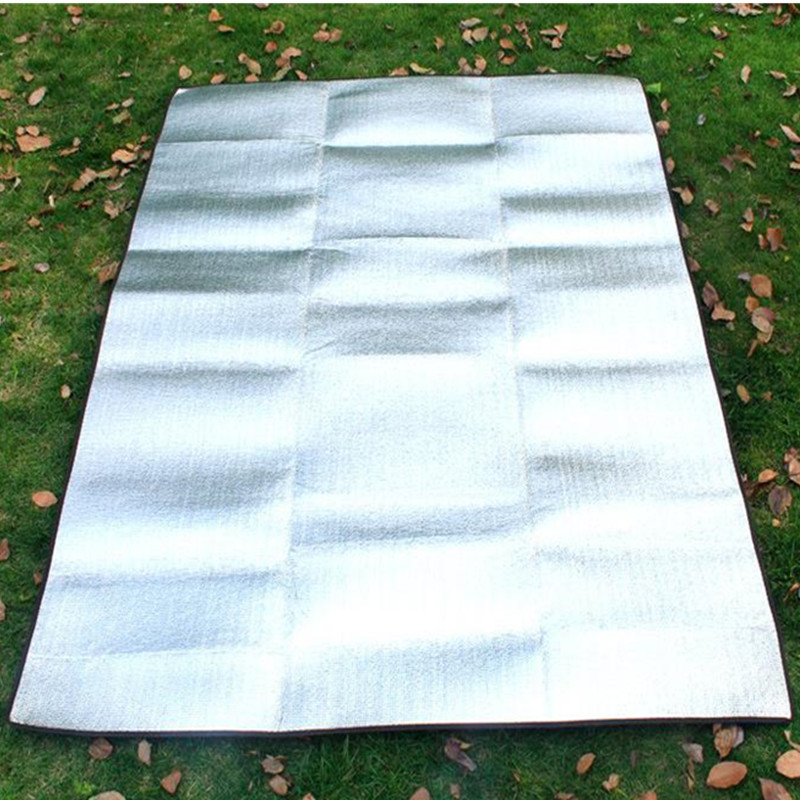 Waterproof Aluminum Foil EVA Camping Mat Foldable Sleeping Picnic Beach Mattress Outdoor Mat Pad 3 Size 100~200X300CM