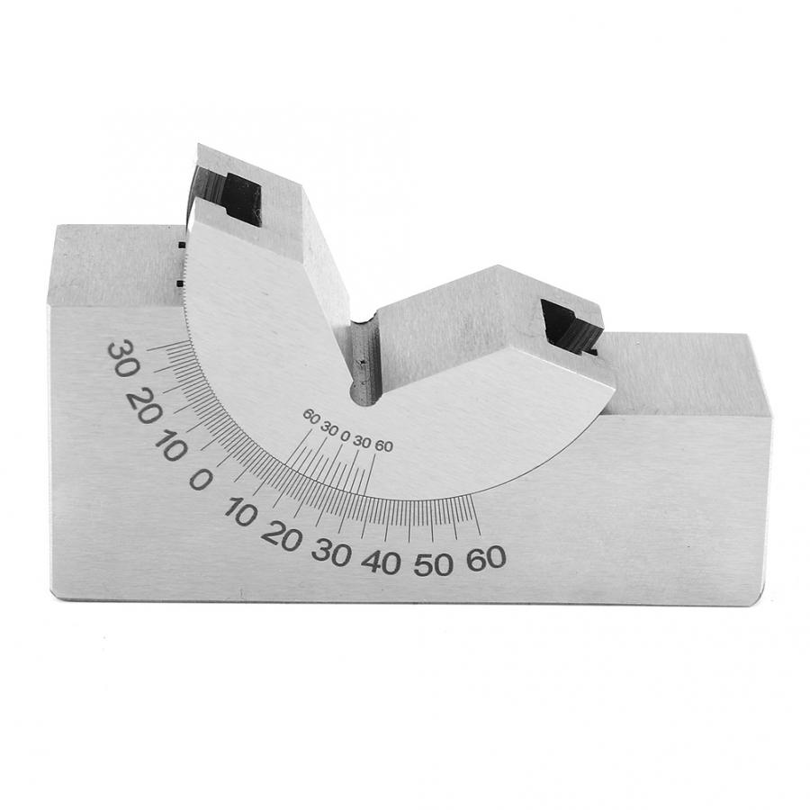 Angle block 75x25x36 AP30 Stainless Steel Accuracy Micro Adjustable Angle V Block Milling Angle Gauge