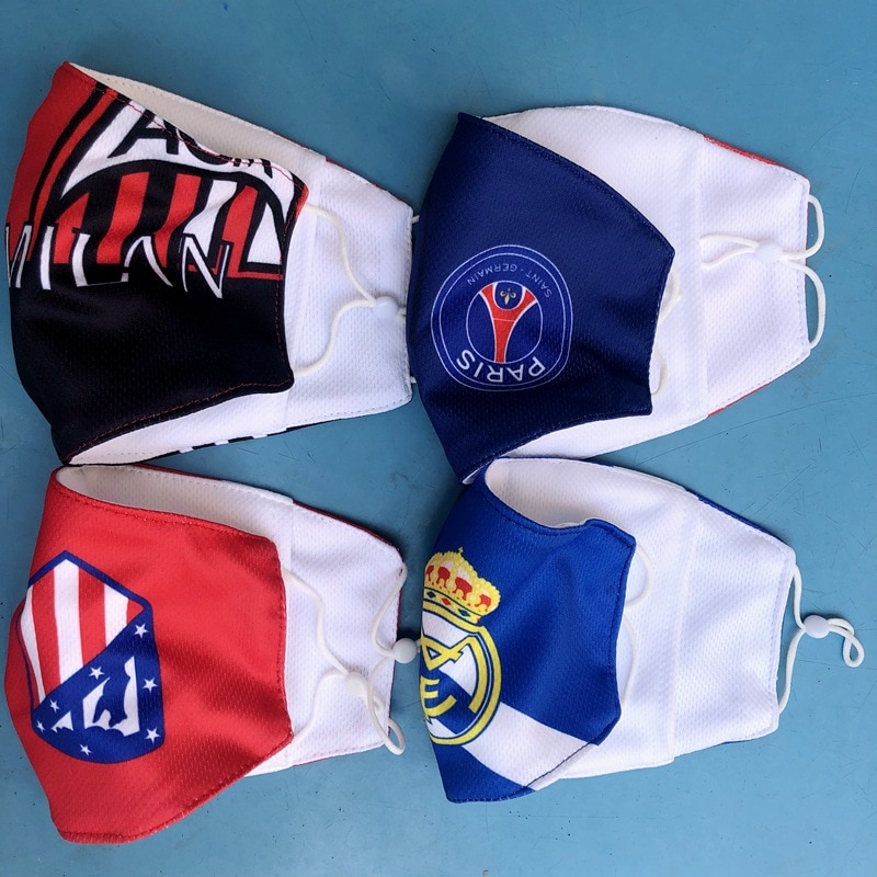 Voetbal Souvenirs Voetbal Masker Duitsland Ltaly Nederland Spanje Ijs Zijde Maskers Voetbal Masker