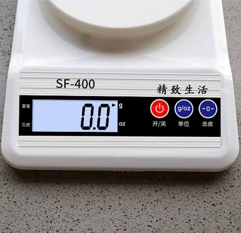 Kitchen scale baking smart mini electronic scale household 1g food weighing physical weighing gram weighing plastic