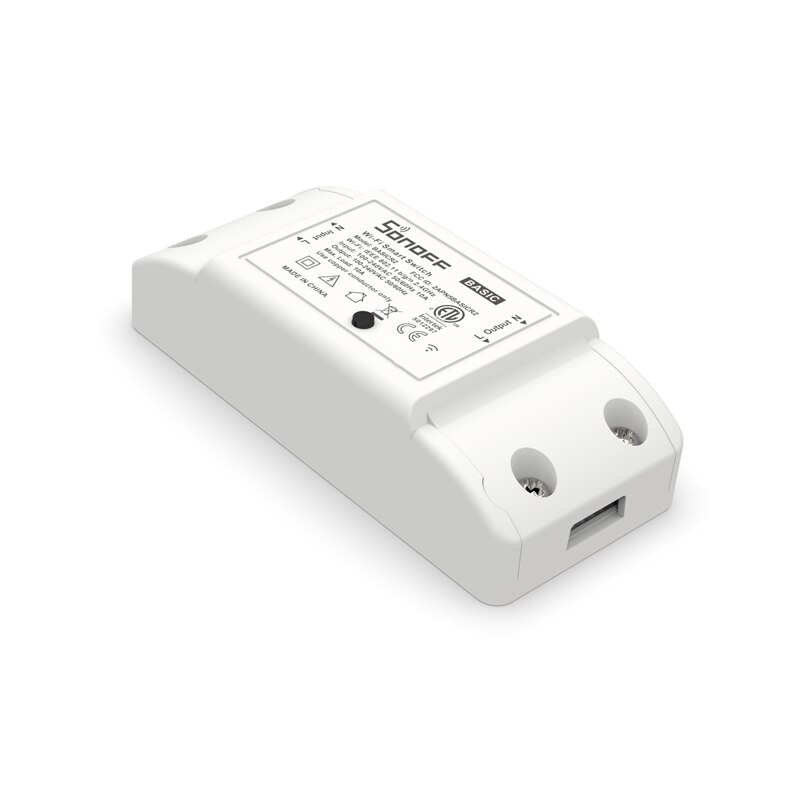 10PCS Sonoff Basic R2 Smart Home WiFi Wireless Remote Switch Module For Apple Android APP For ITEAD EWeLink APP Control: 1PCS