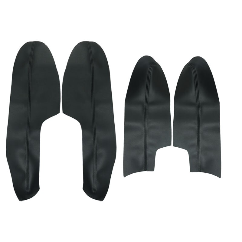 4 Stuks Zachte Lederen Armsteun Cover Voor Nissan Qashqai J11 Binnendeur Armsteun Panel Cover Sticker trim