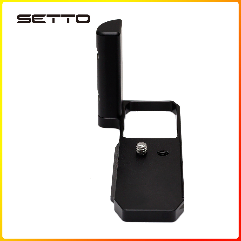 Empuñadura de Metal para cámara Nikon Zfc, placa de liberación rápida, Compatible con Arca/RRS