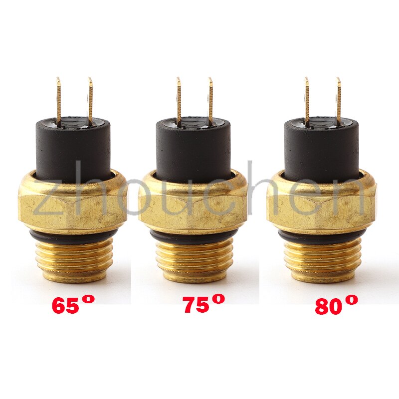 Motorcycle Electric Radiator Coolant Fan Water Temperature Thermostat Switch Temp Sensor M16 for 200 250 400 450
