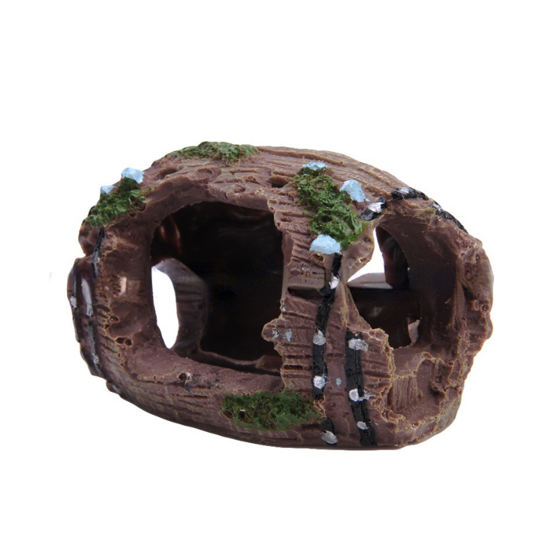 Aquarium Accessories Fish Tank Decorative Landscaping Resin Crafts Antique Wine Barrel Fish and Shrimp Shelter Breeding Nest