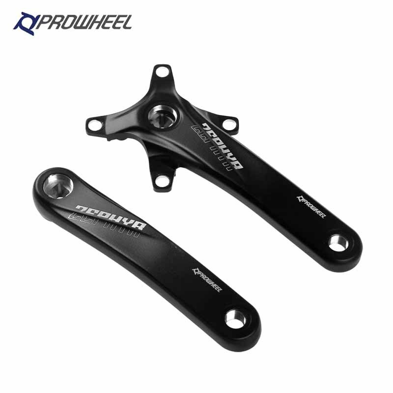 Prowheel bicicleta BCD 104 manivela piñones 170/75mm biela de aleación de aluminio agujero cuadrado bicicleta 30/32/34/36/38T bielas de montaña