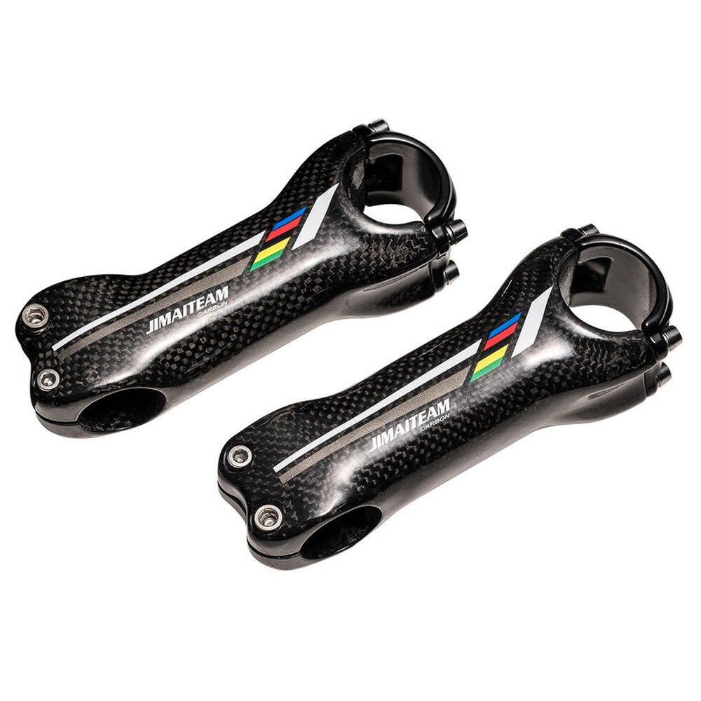 2020 fibra de carbono completo haste da bicicleta 6/17 graus guiador haste montanha estrada bicicleta haste 31.8*70/80/90/100/110/120/130mm mtb haste