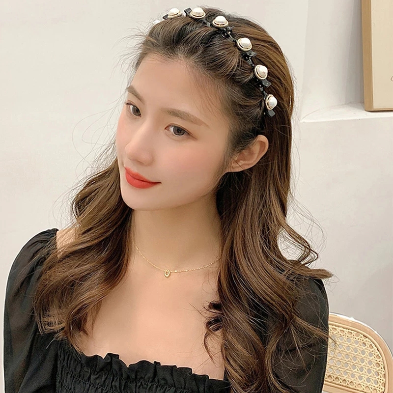 Unisex Alice Hairband Headband Men Women Sports Hair Band Hoop Metal Hoop Double Bangs Hairstyle Hairpin Hair Accessories