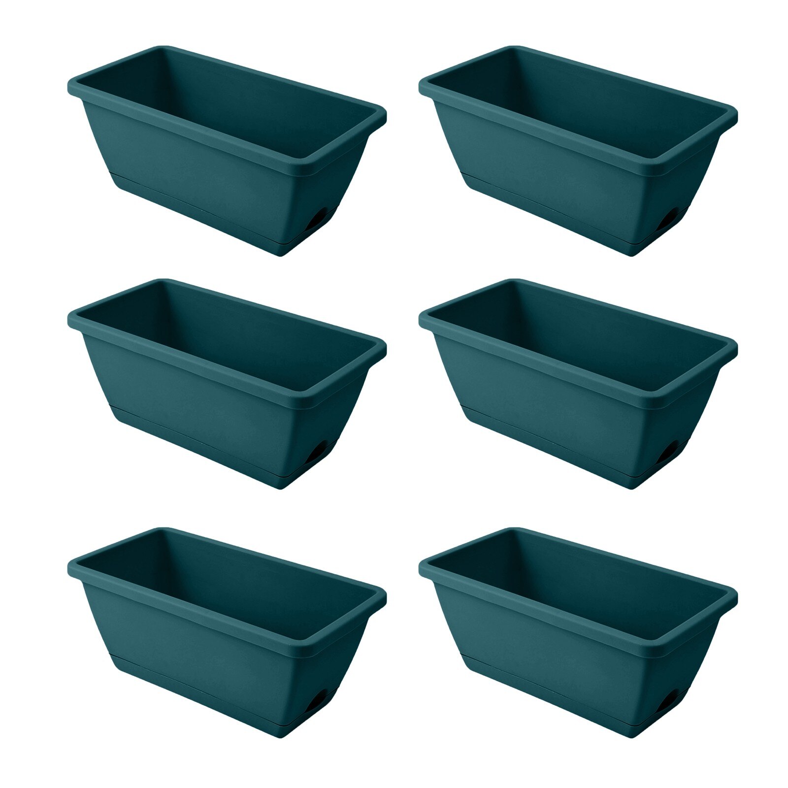 25 # Lui Plastic Bloempotten Familie Balkon Planten Groenten En Bloemen Extra Grote Rechthoekige Planten Groef Plant Pot Ba: I