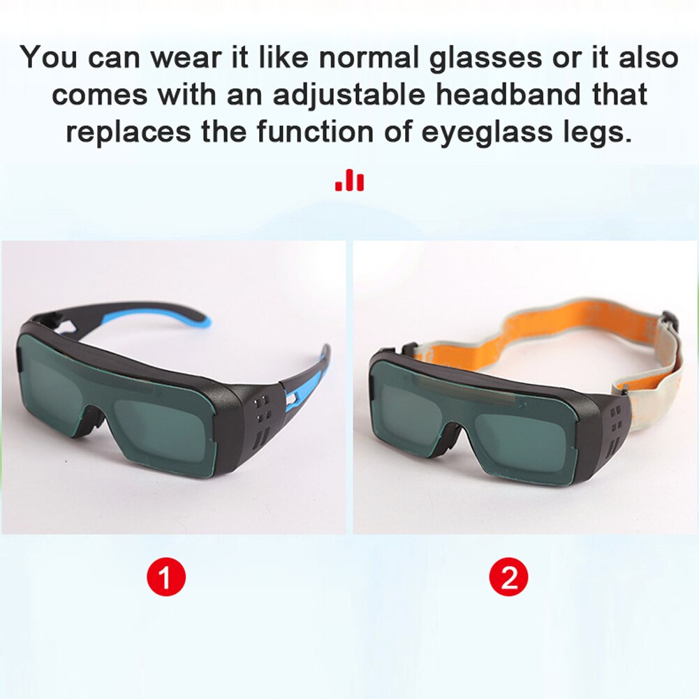 Lunettes de soudage à l'argon Arc pour énergie solaire, obscurcissement automatique, protection des soudeurs de sécurité
