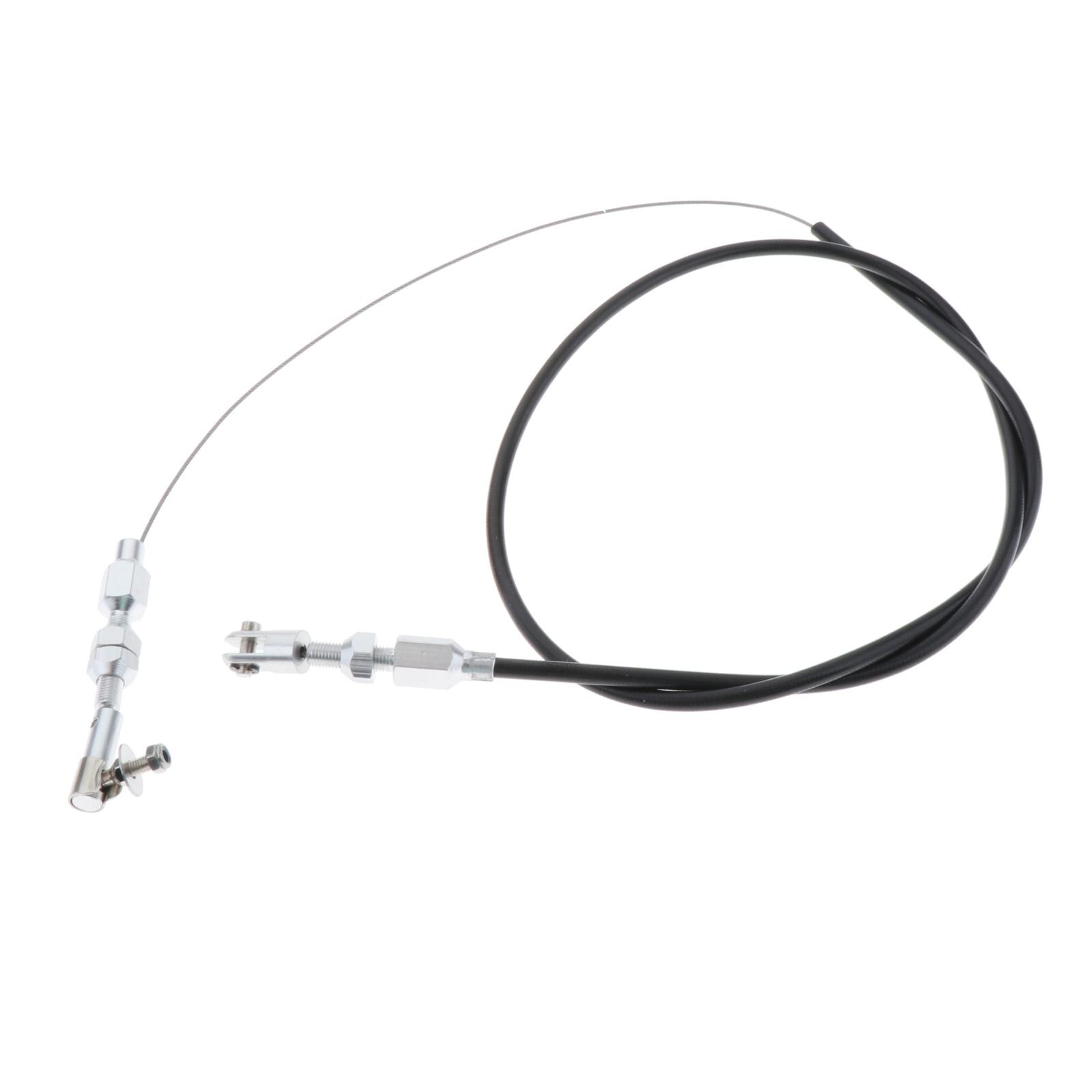 Rvs Gaskabel Met Fittingen, Zwart, 56Inch Rvs Kabel, 36Inch Behuizing