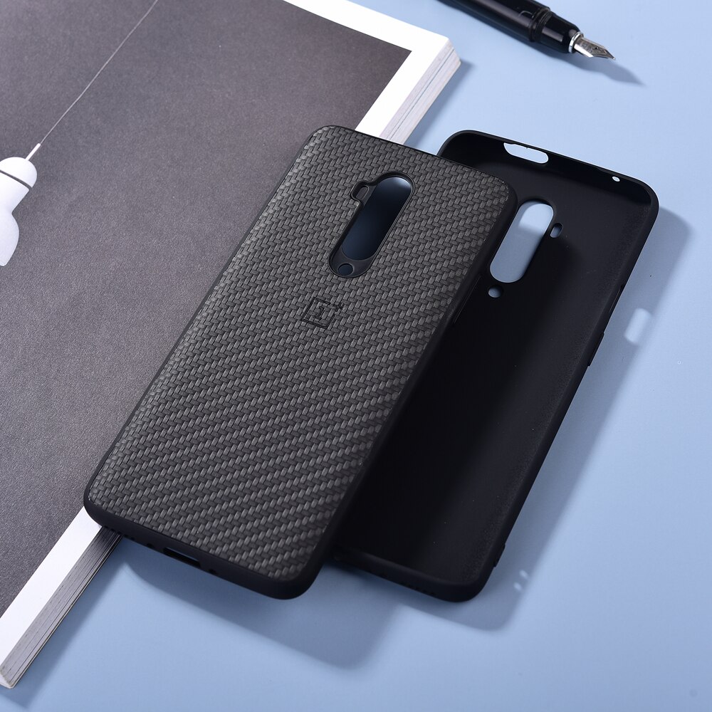 Originele Oneplus 7T Pro 8 8pro Nord Case Carbon Fiber Skin Hard Cover Shock-Proof Shell Voor oneplus 1 + 8T Nord N10 N 100