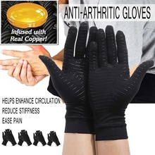 Vrouwen Mannen Handen Artritis Handschoenen Koper fiber Therapie Compressie Handschoenen Circulatie Grip Hand Artritis Gewrichtspijn Opluchting