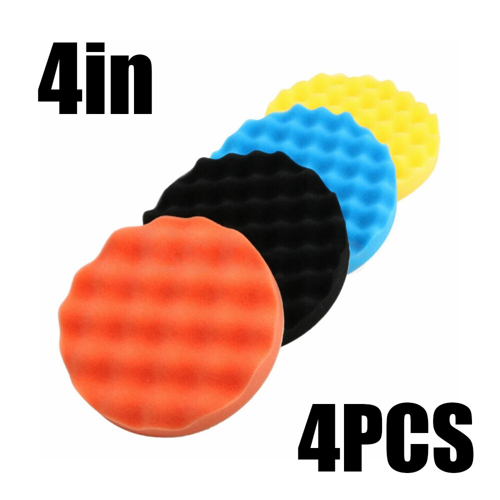 Foam Polishing pads Polisher Detailing Soft Finishing Equipment Supplies: 4inch
