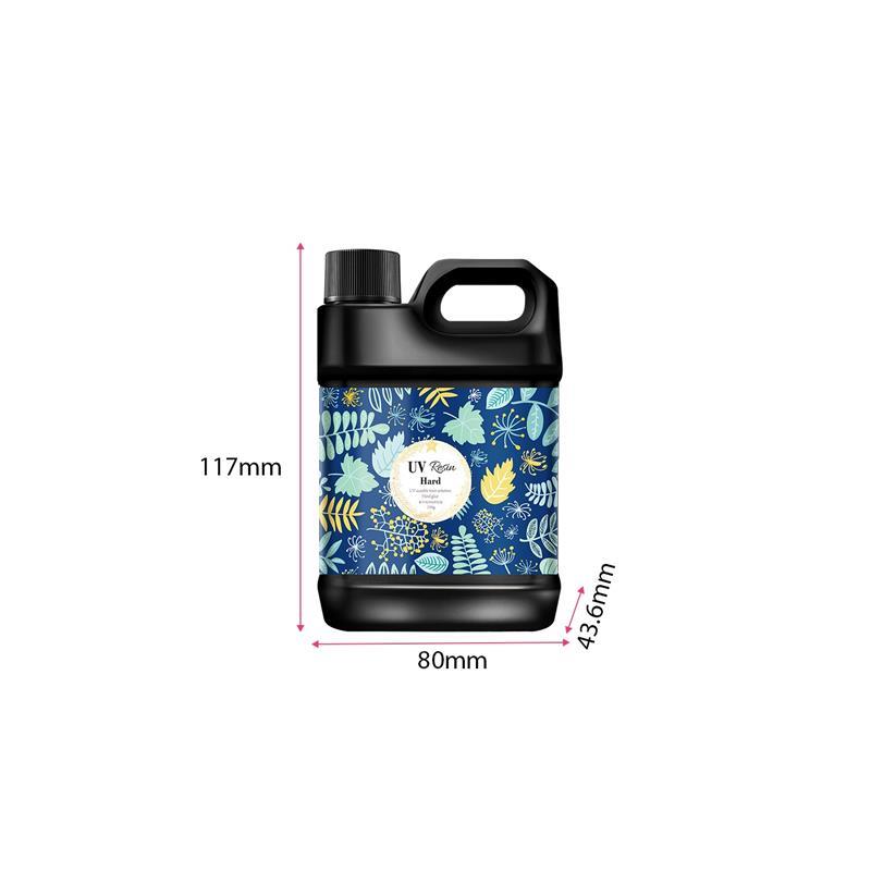 Cola de resina uv fina, 500/1000ml, cura ultravioleta, cura solar, alta dureza, cola epóxi uv transparente para fazer jóias, decoração artesanal diy: Branco