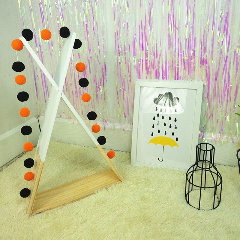 Imgaby-boule de cheveux, ornement Macarons, boule à suspendre, accessoire de tir, décoration d'anniversaire, nordique: 15