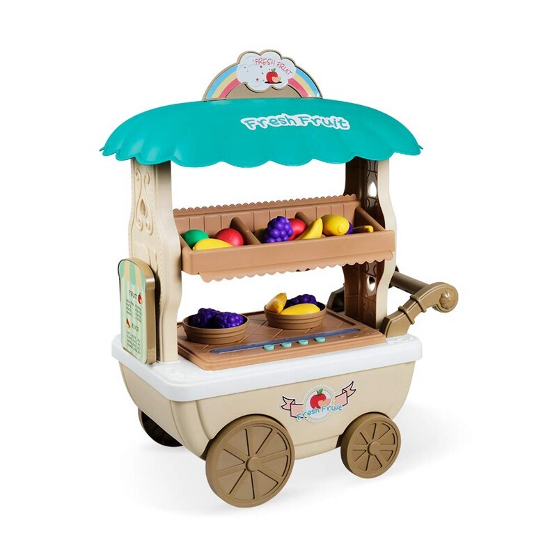 Jouet Magasin De Donuts - Four Fonctionnel (lumières, Sons) + 34 Accessoires (beignets, Bonbons, Chariot, Monnaie) - Pour Enfants 3 Ans Et + - Éducatif, Jeu D'imitation