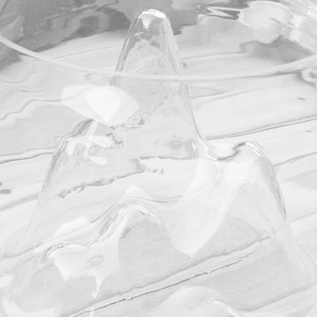 Clear Glass Vase Fish Tank Goldfish Aquarium Bowl Home Terrarium Decor,15Cm