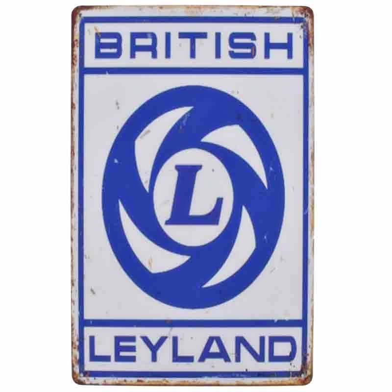 Fædre garage vintage metal blikskilte leyland dekorative plader dele service wallstickers motorcykel plakat boligindretning mn