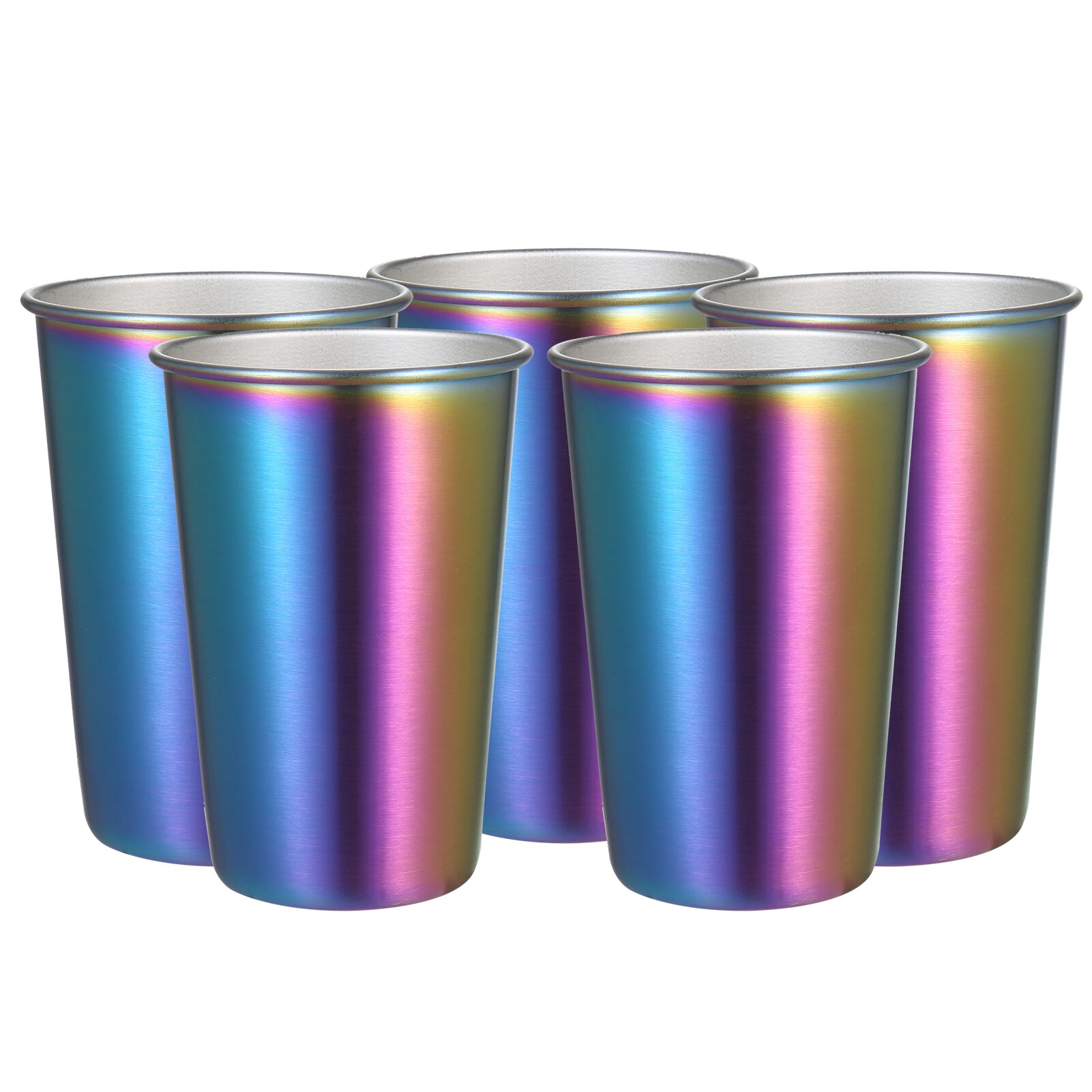 Tasse à café en acier inoxydable de 100ML, pour Bar, fête, en métal coloré, à large bouche, résistante au froid et à la chaleur: M-5