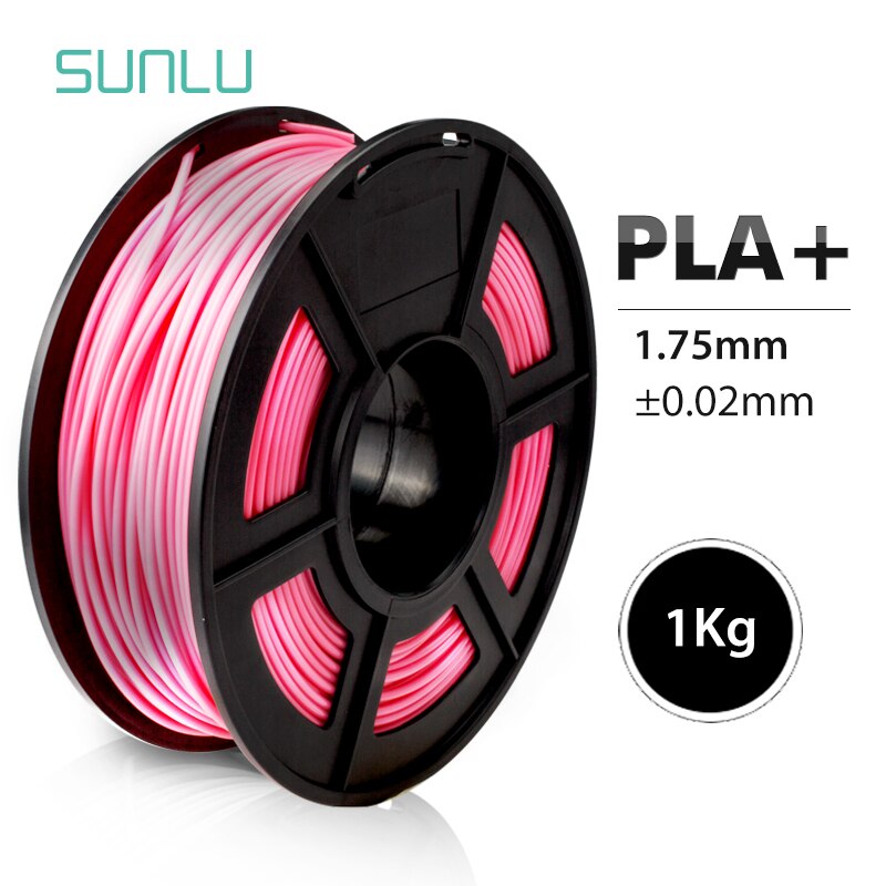 Sunlu 1.75Mm Pla Plus Pla Filament 1Kg 3D Printer Dimensionale Nauwkeurigheid +/-0.02Mm 3D Filament plastic Pla: PLA Plus Pink
