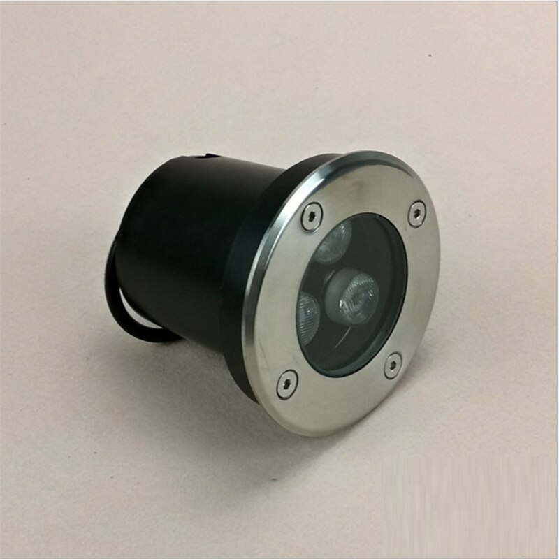 3W LED underground light ,100mm 85-265Vac input IP67 stainless steel led built in lamp ,outdoor waterproof inground spot light