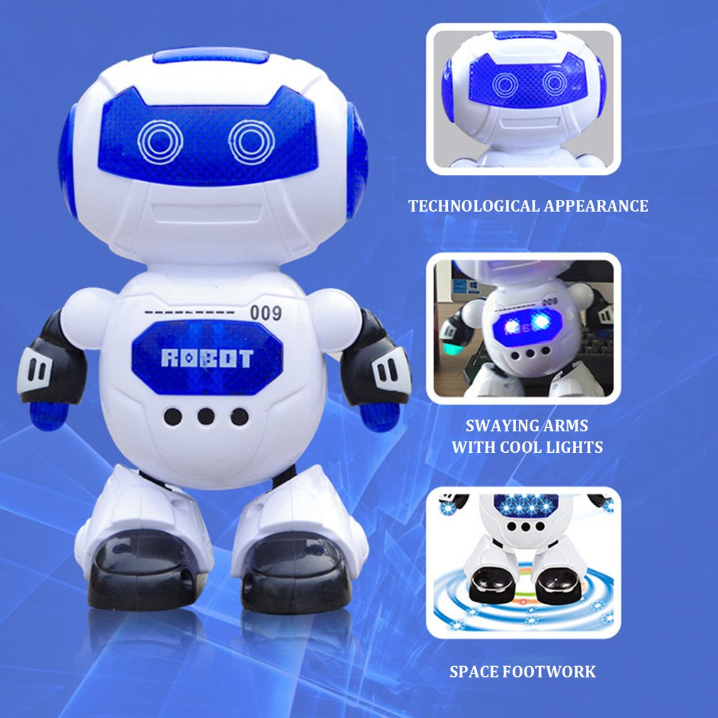 Toys for Children Dance and Music Robot Action Children's Electric Toys Hyun Dance Robot Rotating Light Music