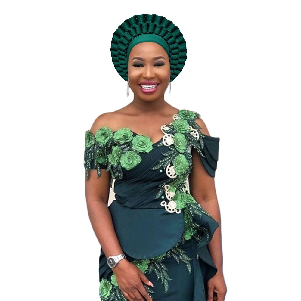 Vrouwen Tulband Auto Gele Afrikaanse Headwraps Headtie Al Gemaakt