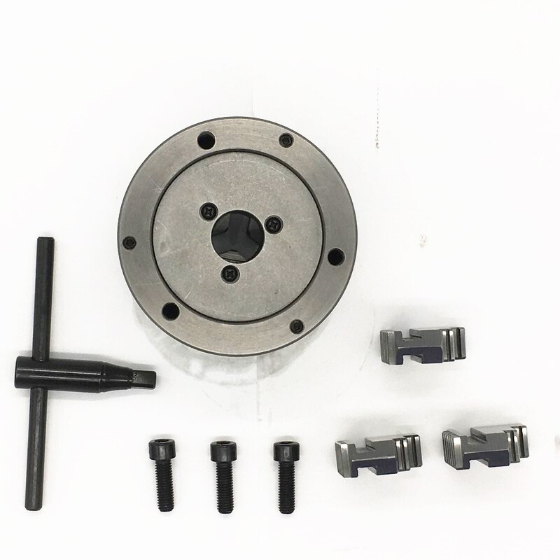 SANOU K11-100 Chuck 100mm 4 Inch 3 Jaw Self Centering Lathe Chuck Metal Scroll Chucks for Drilling Milling Machine lathe chuck