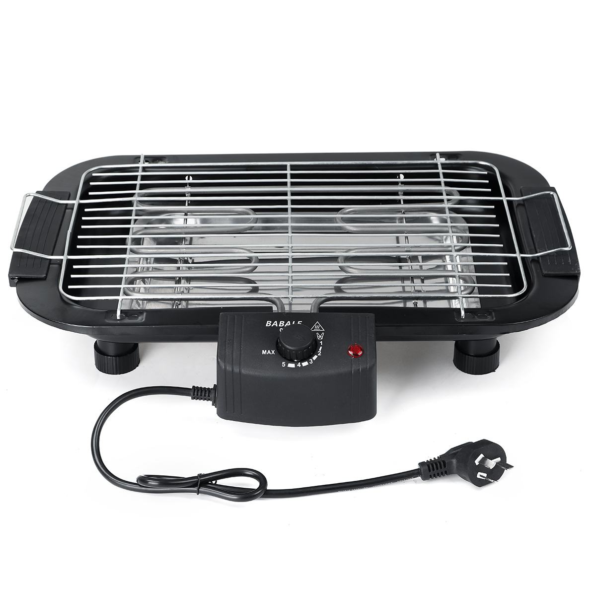 220V Niet Stok Temperatuurregeling Elektrische Bbq Teppanyaki Barbecue Grill Bakplaat Tafel Top Smeless Voor Outdoor Huishoudelijke Coing