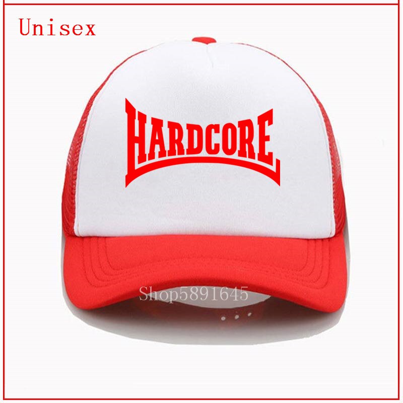 Moda personalizado 100% algodão 2020 hardcore res boné de beisebol legal pai chapéu hip hop snapback bonés chapéus para mulher: red-white / Kids