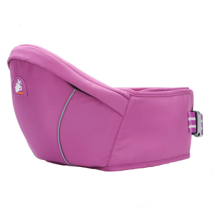 Transport barn baby balder bærbar skammel ergonomisk front baby hoftesæde direkte transportg justerbar sikkerhed: Lilla