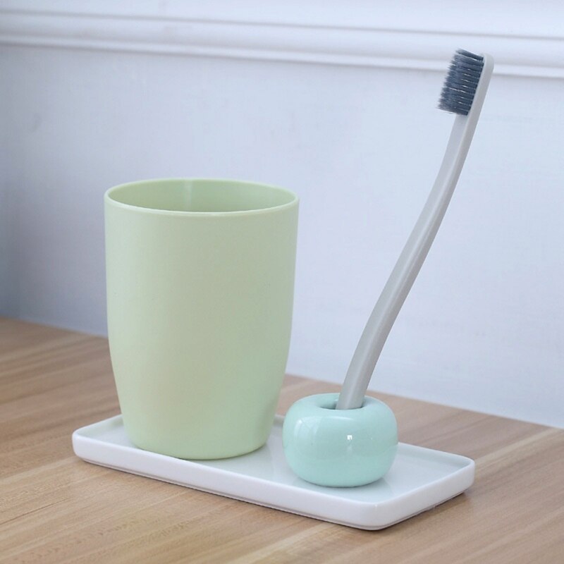 White Porcelain Trays Rectangle Bathroom Toothbrush Ceramic Base Holder Stand Sanitary Storage Pallet Bathroom Supplies1