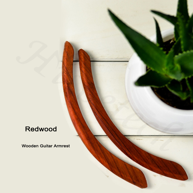 HISPETECH Guitar Parts 1pcs Guitar Armrest Solid Wooden Self-Adhesive For 38 Inch Classical Guitar Armrest Arm Rest Parts