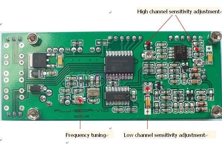 0.1Mhz ~ 1200Mhz Frequentie Meter PLJ-1601-C Frequentie Componenten Van De Frequentie Meting Display Module